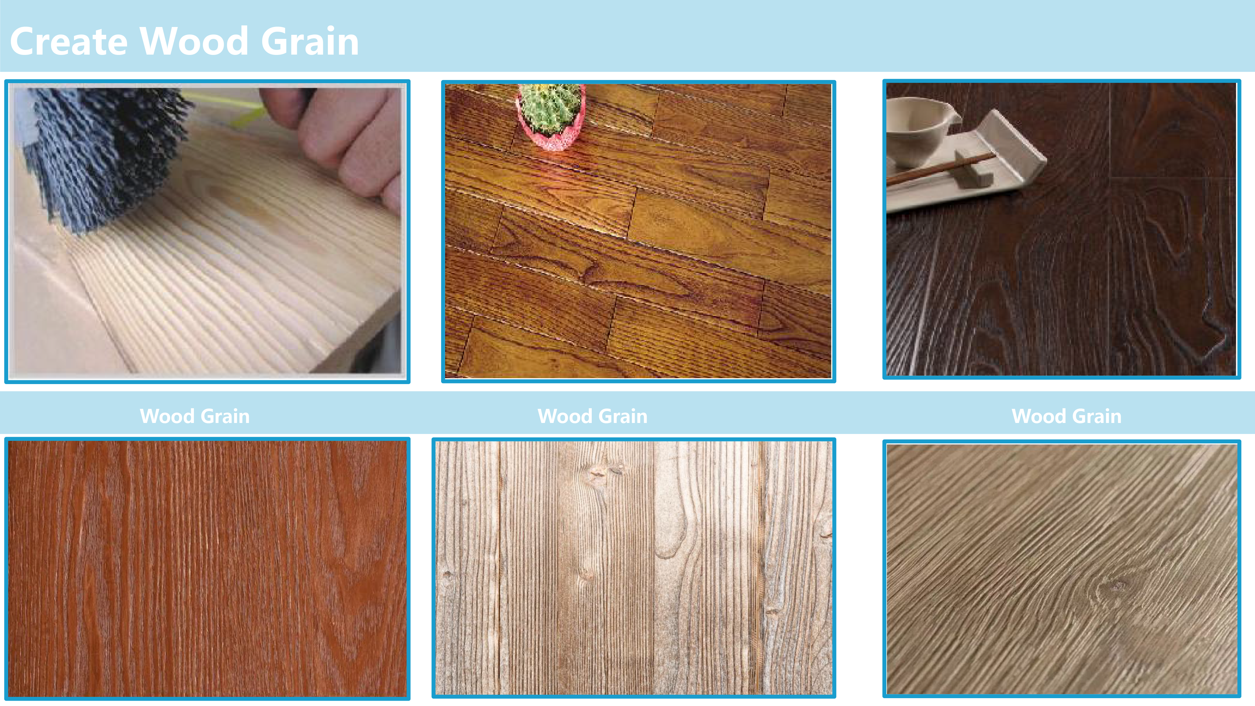 effet de grain de bois