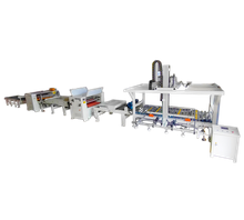 Ligne de plastification automatique de fusion à chaud PUR pour MDF / contreplaqué / bois partitique / WPC