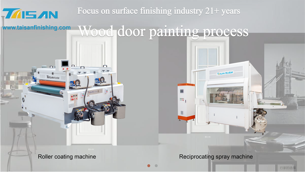 Instructions de processus de peinture de porte en bois