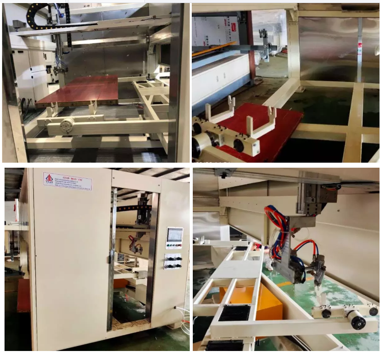  Machine de pulvérisation automatique à 5 axes pour porte en bois